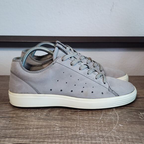 Ecco Soft 7 Cloud Men\'s Casual Nubuck Shoes Sneaker Size 40 (6-6.5) Gray main image 5